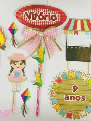 Topo de bolo junino