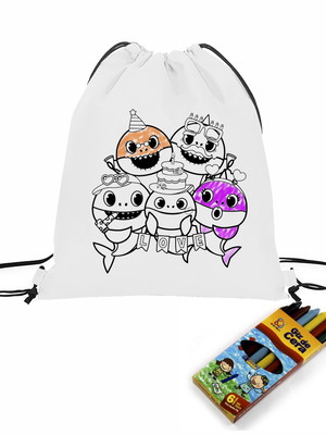 Mochila nylon personalizada com giz de cera