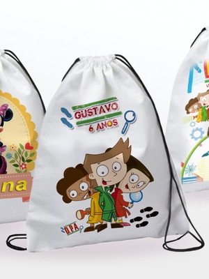 Mochila de nylon personalizado