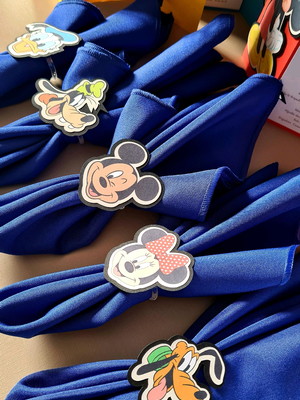 Porta guardanapos - turma do mickey