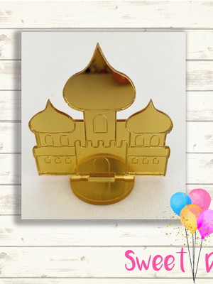 Aplique castelo jasmine com base 5 cm