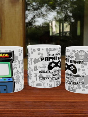 Caneca eu sou papai gamer