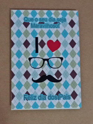 Bloquinho personalizado dia dos pais