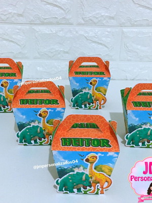 Caixa sushi - tema: gigantossauro