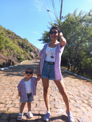 Roupa mãe e filha kimonos
