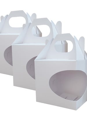 50 caixinhas para caneca embalagem caixa com janela visor