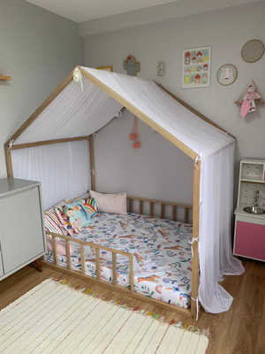 Cama casinha clean (casal)