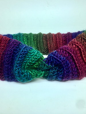 Faixa de cabelo em crochê - headband