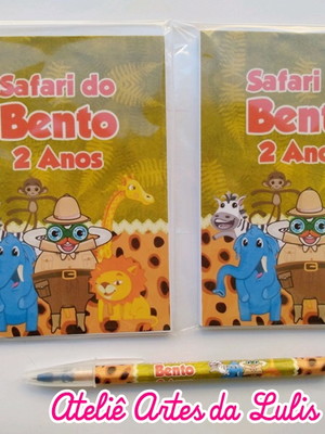 Bloquinho com caneta bita