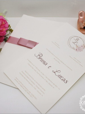 Convite de casamento ref.246