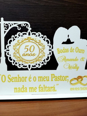 Lembrancinha bodas de ouro