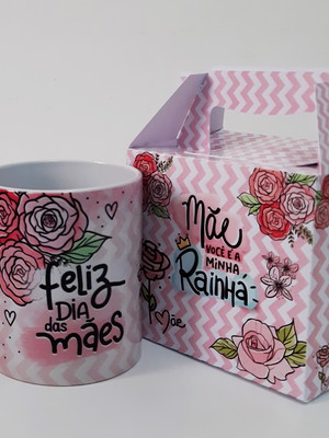 Caneca mãe você é minha rainha