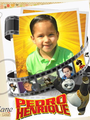 Banner de festa kung fu panda