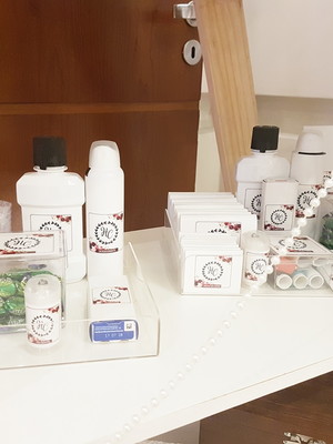 2 bandejas em acrílico 2mm para kit toalete