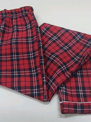 Calça pijama de flanela feminino