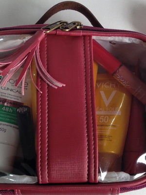 Kit necessere organizadora com visor
