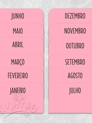 Abas divisórias rosa
