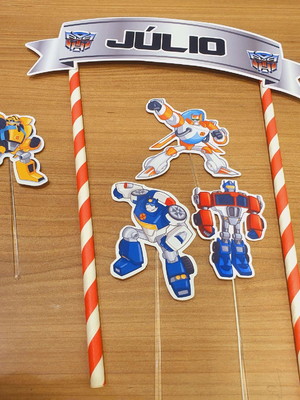 Topo de bolo transformers