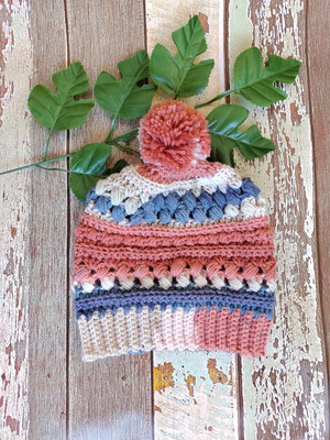 Gorro em crochê