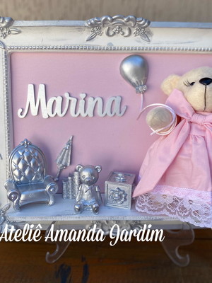 Quadro decorativo para quarto de menina