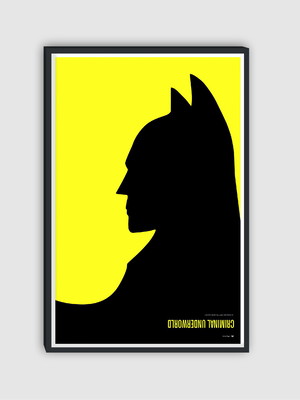 Quadro batman vs pinguim