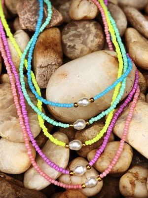 Chocker color com perola