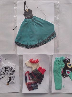 Roupas para bonecas barbie kit 30