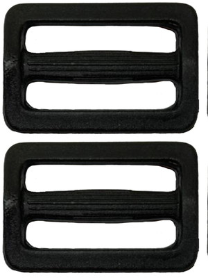 50un regulador 25mm preto passante plástico bolsas mochilas