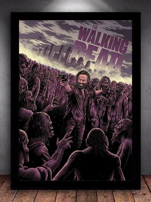 Quadro decorativo the walking dead