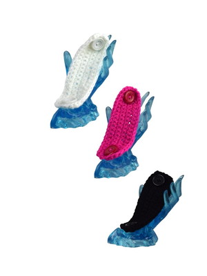 Extensor para máscara de crochê kit com 3 peças