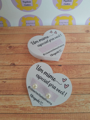 Tag para brinco personalizada (sem brinco)