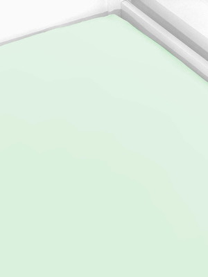 Lençol de elástico solteiro verde clarinho liso menta