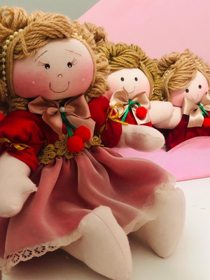 Kit de bonecas para chá de bebê