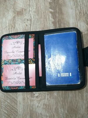 Porta passaporte mandalas