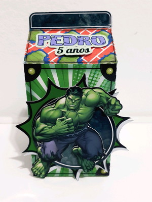 Caixa milk - hulk
