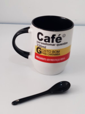 Caneca com colher café