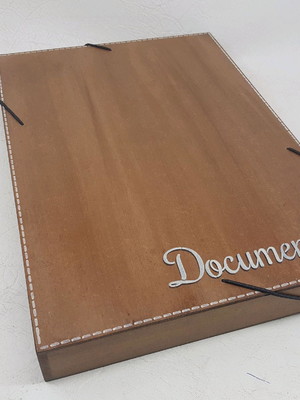 Caixa para documentos mdf