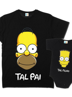 Tal pai tal filho homer e bart simpson