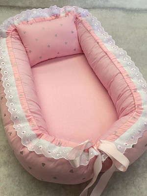 Ninho redutor de coração luna rosa bebe menina