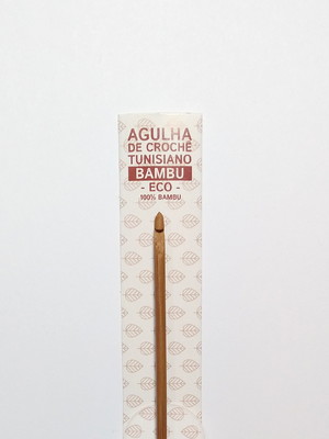 Agulha de crochê tunisiano bambu eco círculo - 3,5 mm