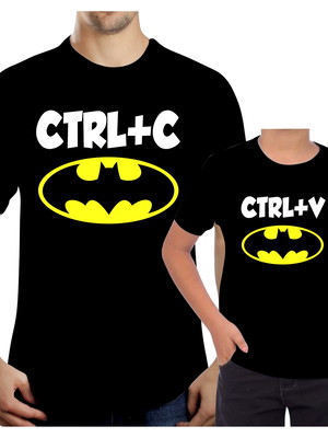 Camiseta dia dos pais ctrl+ c / ctrl +v / kit com 2
