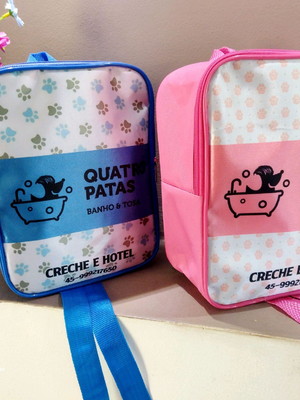 Mochila personalizad pet shop