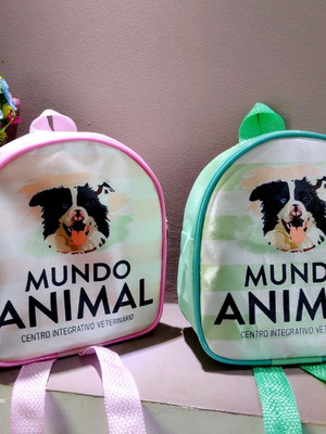 Mochila personalizada pet shop