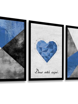 Quadro abstrato artístico