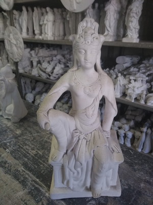 Imagem deus blama escultura em gesso para pintar