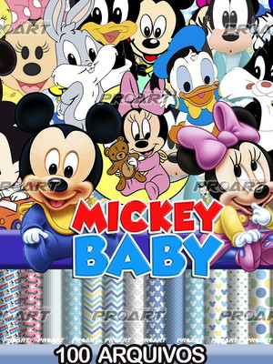 Kit digital mickey baby