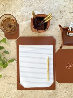 Kit organizador de escritório personalizado