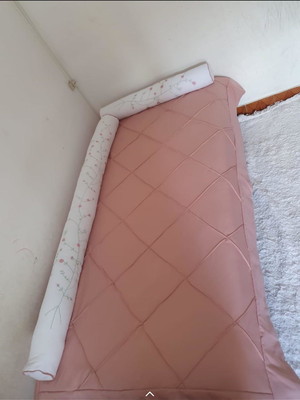 Kit proteção para cama solteiro