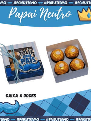 Caixa 4 doces dia dos pais