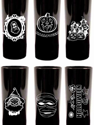 40 copos long drink preto personalizado
